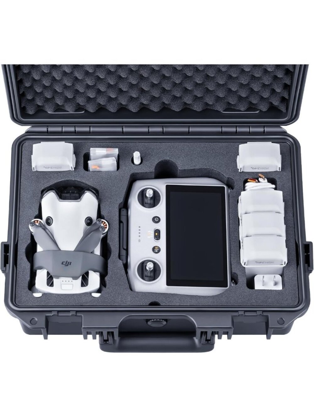 Hard Case for DJI Mini 3/3 Pro/Mini 4 Pro & RC2/N3 - Durable, Lightweight